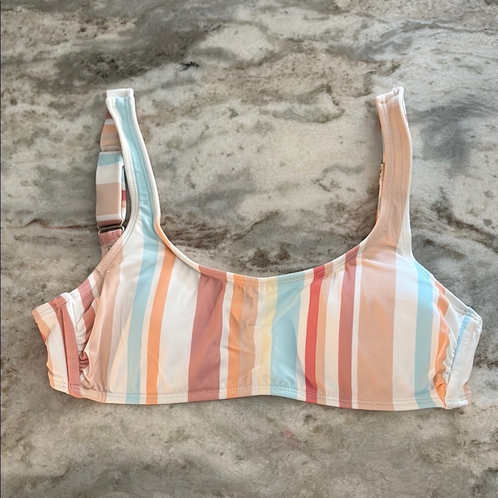 Xhilaration Striped Bikini Top